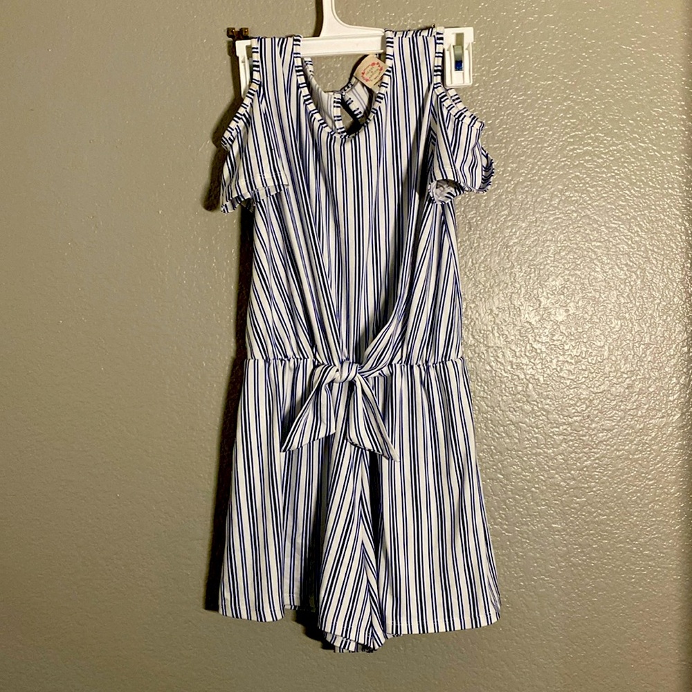 Heart& Arrow Stripes Romper